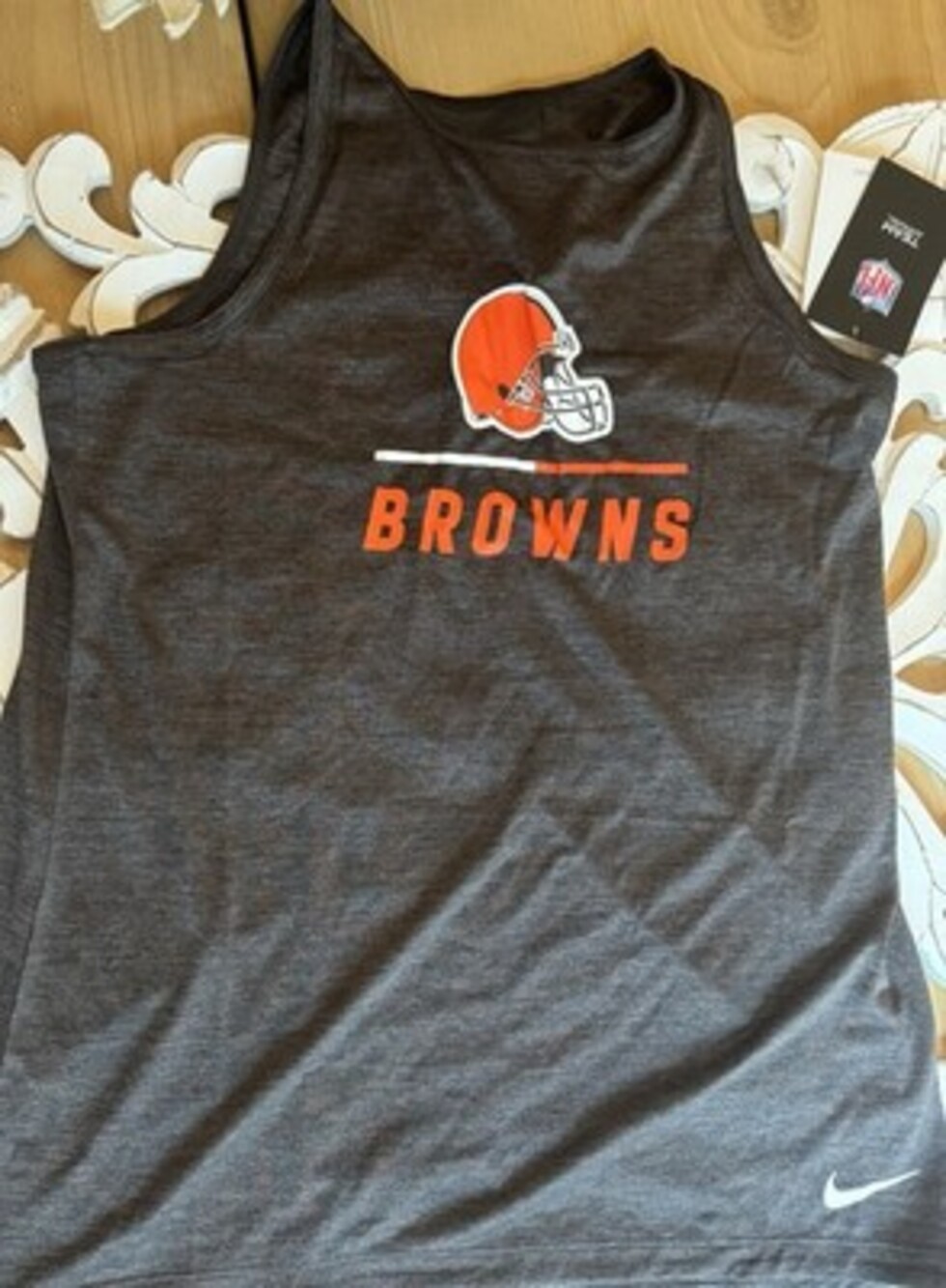 Cleveland Browns Women's Athletic Tank Nike NWT Size Small